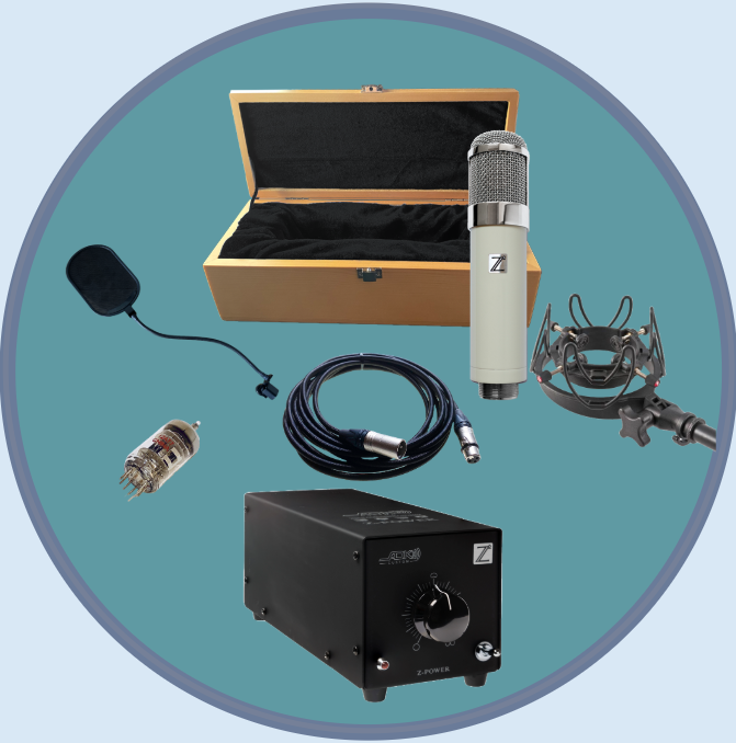  ADK Z² 47 Custom Tube/Valve Microphone Naked Z-Mod Sale