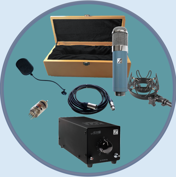  ADK Z² 67 Custom Tube/Valve Microphone Naked Z-Mod Sale