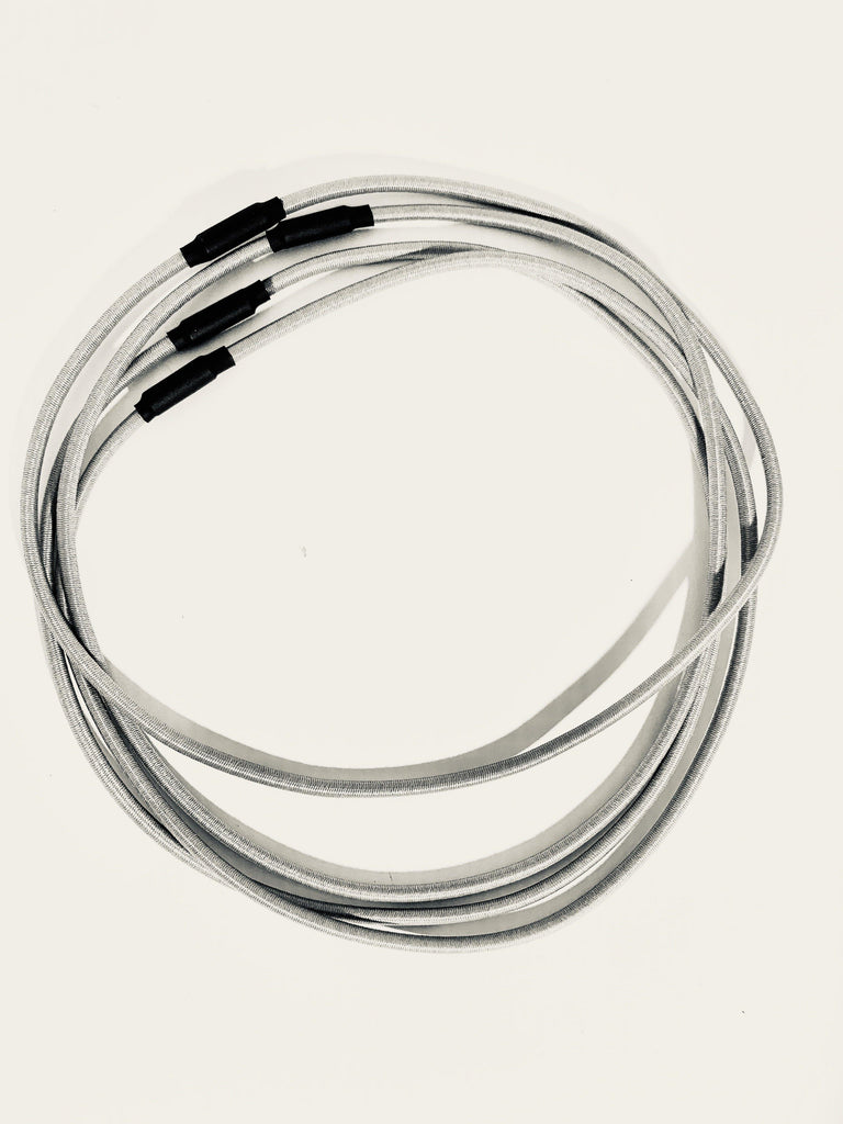 Grey Replacement Elastic for Microphone Shock Mount - Grey Elastic for use with ADK Super Mount or similar mount  Approximately 4.75" diameter  Price includes 8 Elastics  - ADKMic.com
